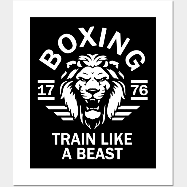 BOXING SHIRT - T SHIRT FOR BOXERS - SPARRING TSHIRT Wall Art by Tshirt Samurai